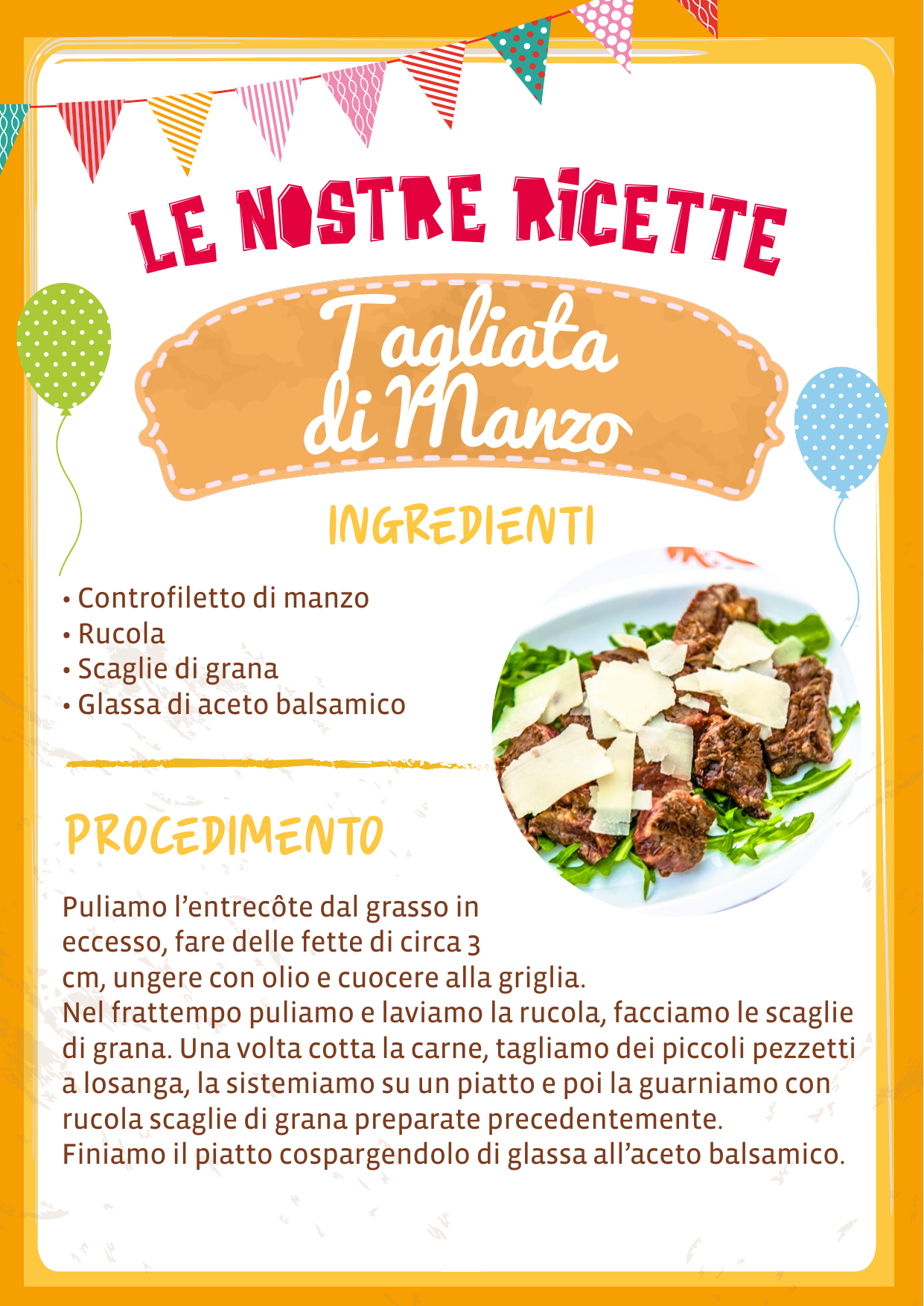 Tagliata di manzo