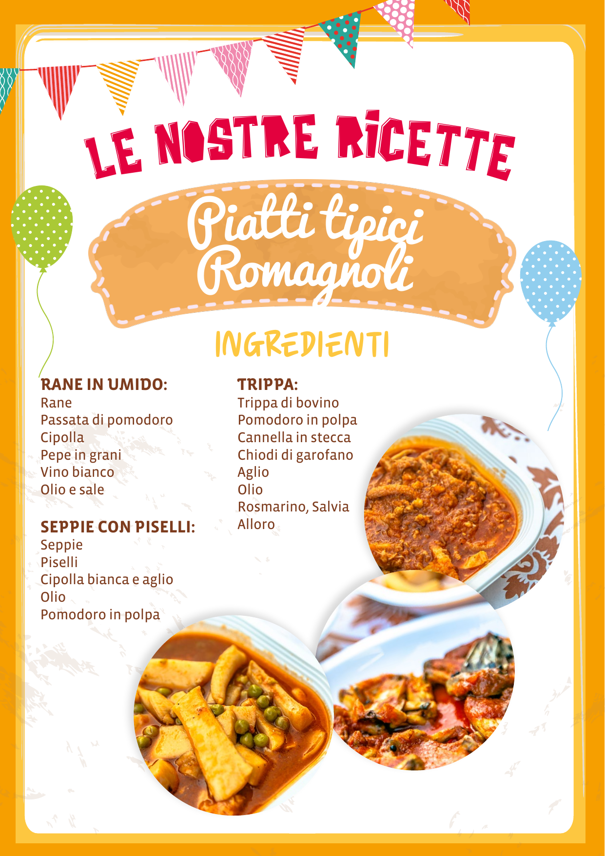 Piatti tipici romagnoli